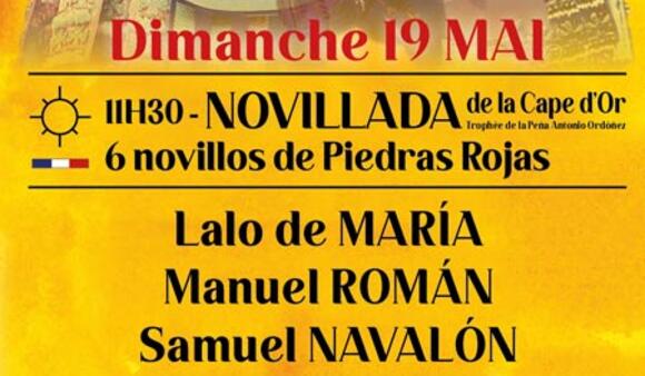 LA NOVILLADA DU DIMANCHE DE PENTECÔTE : TOREROS DE DEMAIN